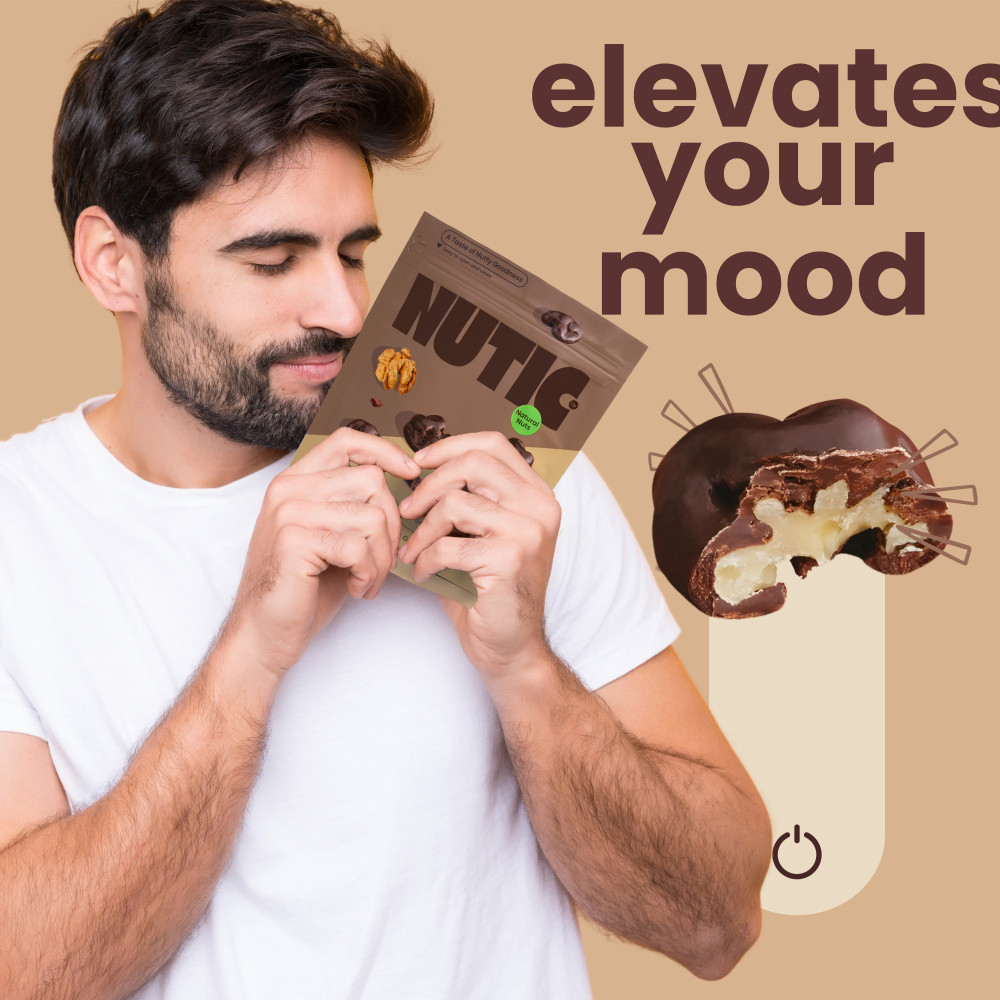 Natural Dark Chocolate Covered Walnuts with delivery